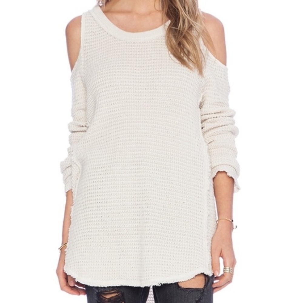 Free People | Sunrise Cold Shoulder Sweater